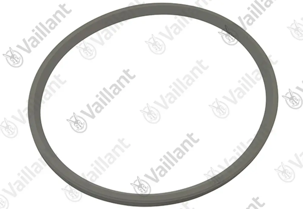 Grauer Lippendichtring aus EPDM, kreisförmige Form, geeignet für Vaillant Systeme.